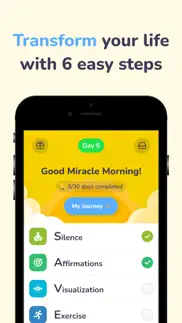 miracle morning routine iphone screenshot 2