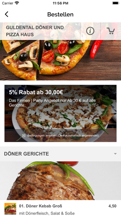 Guldental Döner Pizza Haus Screenshot