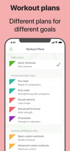 Kegel Trainer PFM Exercises screenshot #1 for iPhone
