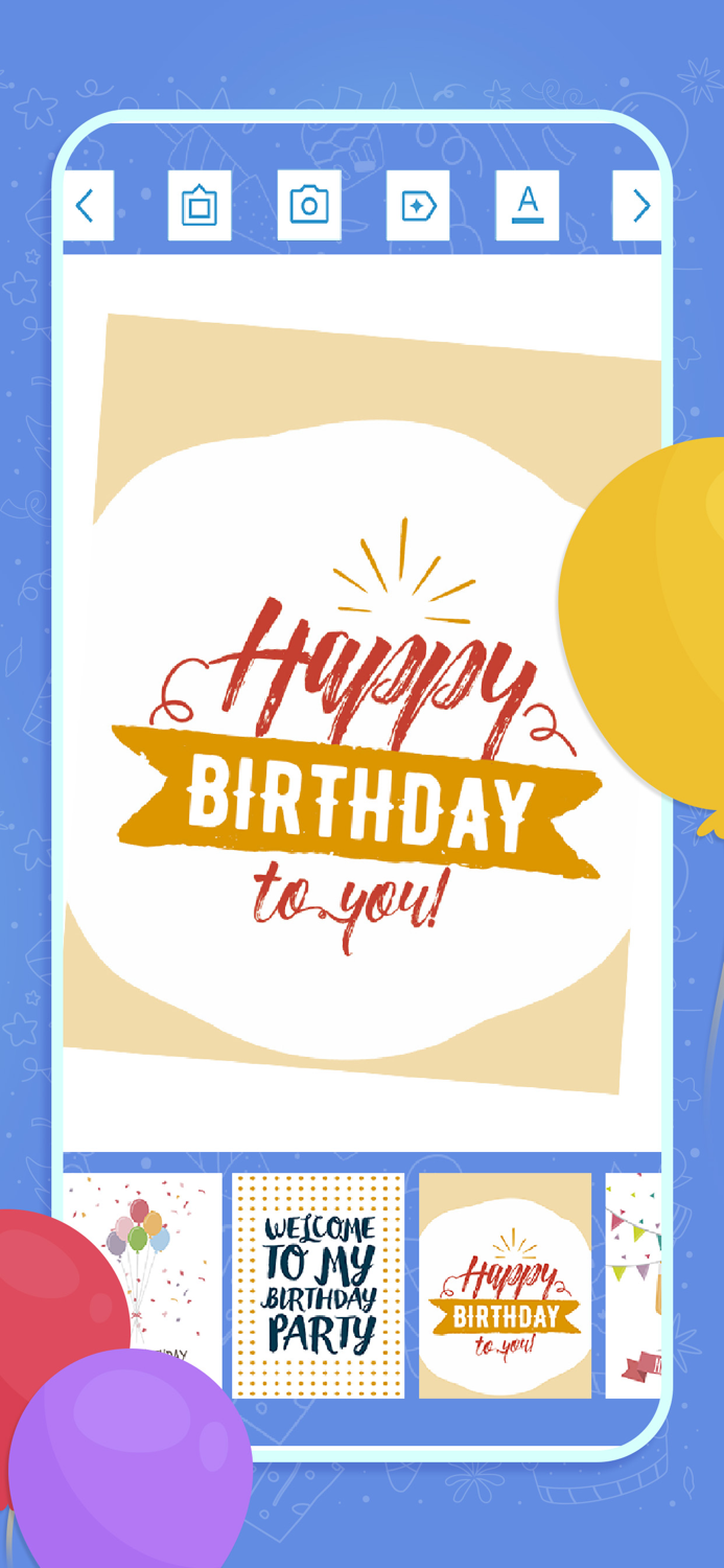 Happy Birthday Cards Maker