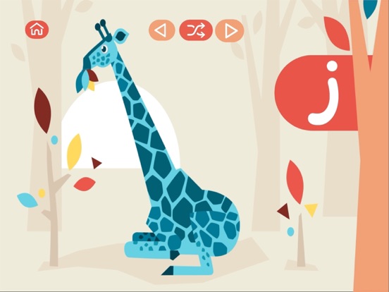 Alfie Letters iPad screenshot 2 - Education app