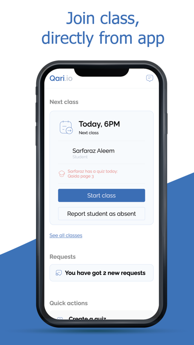Qari.io - Teacher Screenshot