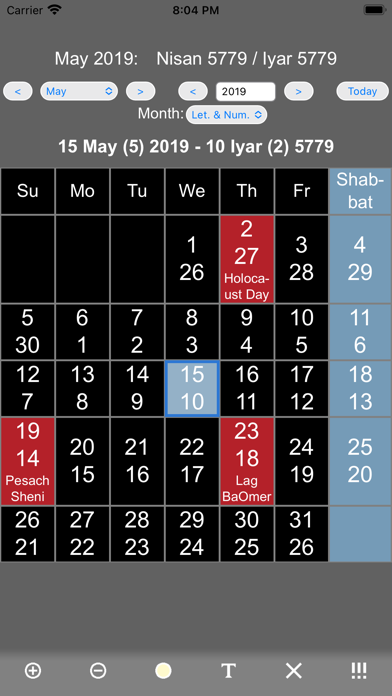 Jewish Calendar and Holidays Lのおすすめ画像4