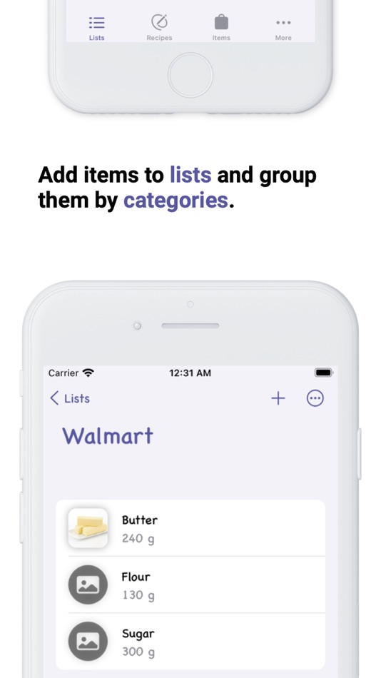 #3. Grocery List: Make it simple (iOS) 由: Yaser Almasri