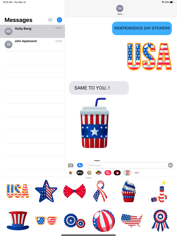 Screenshot #6 pour USA Independence Day Sticker