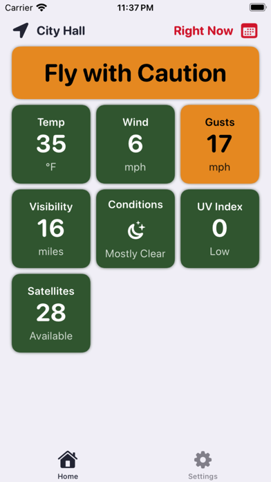 Screenshot #1 pour Pocket Pilot Forecast