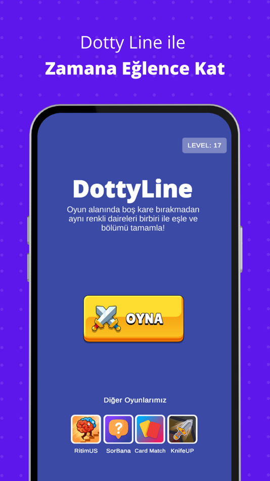 #1. DottyLine (iOS) 由: RITIMUS EGITIM OYUNLARI VE YAZILIM BILISIM TEKNOLOJILERI ANONIM SIRKETI