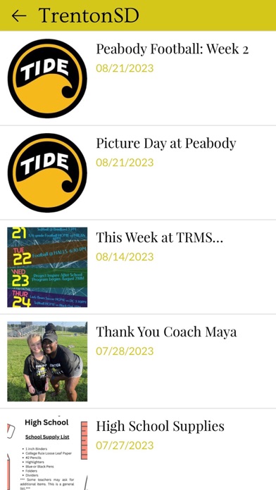 Trenton School District Screenshot