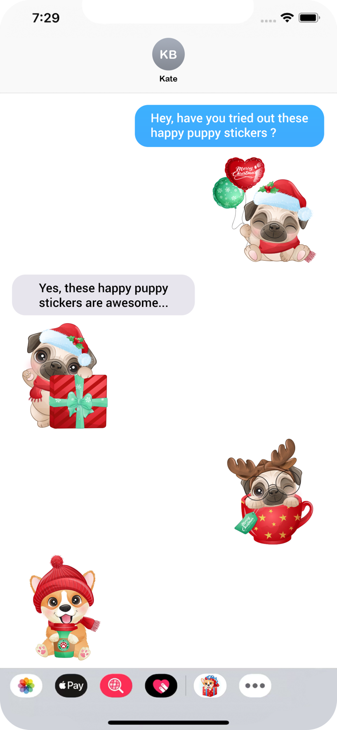 Happy Puppy Emojis