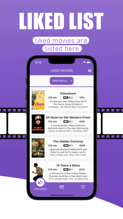Movinder - Find Movies Screenshot