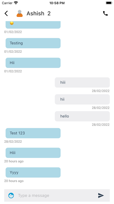 Calling Vault App Screenshot