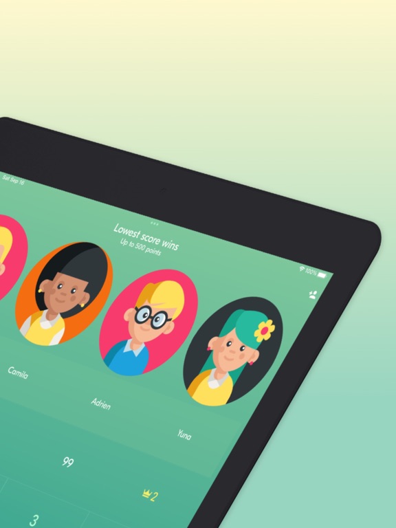 Uno Score Keeper iPad screenshot 2 - Entertainment app