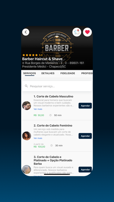AppBarber: Cliente Screenshot