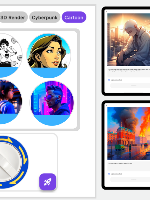 Screenshot #5 pour Générateur d'art IA Gacha.