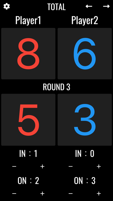 Simple Cornhole Scoreboard Screenshot