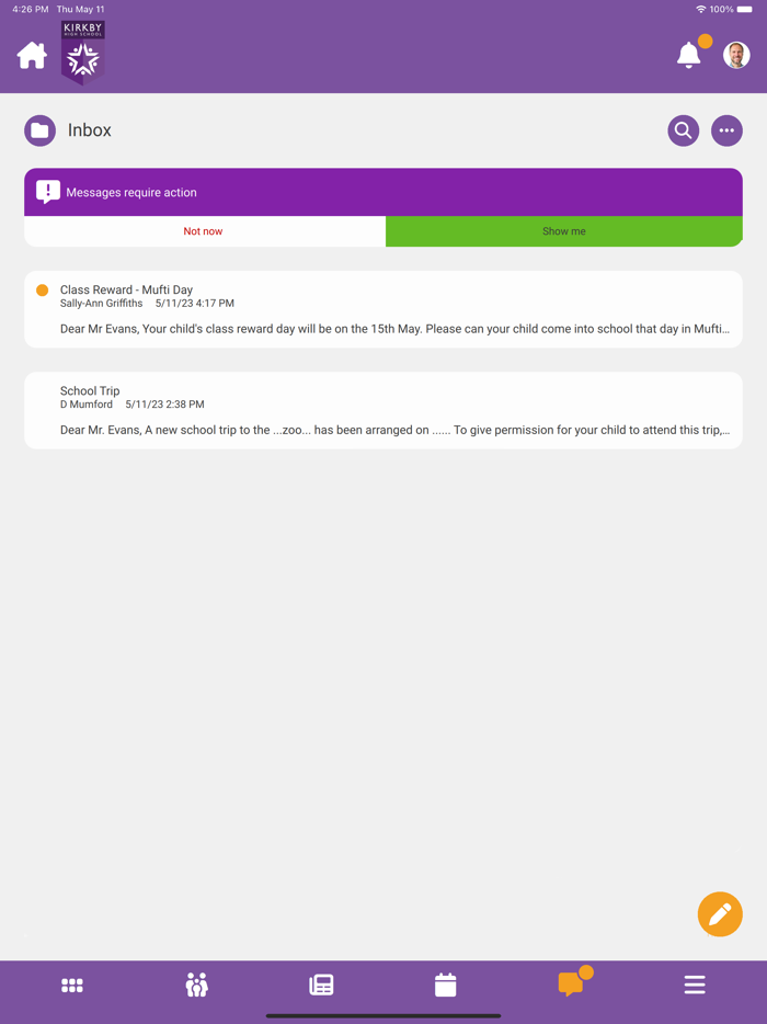 Kirkby High School App