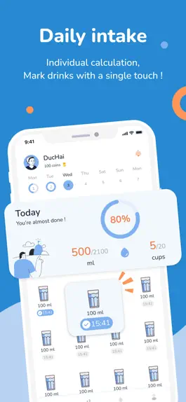 Game screenshot Water Tracker: Drink & Widgets hack