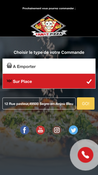 Family Pizza. Screenshot