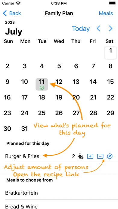 Eat Schedule Screenshot
