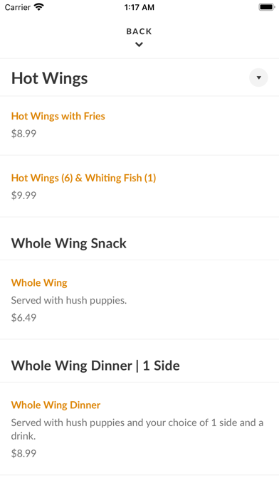 Ameen Seafood Screenshot