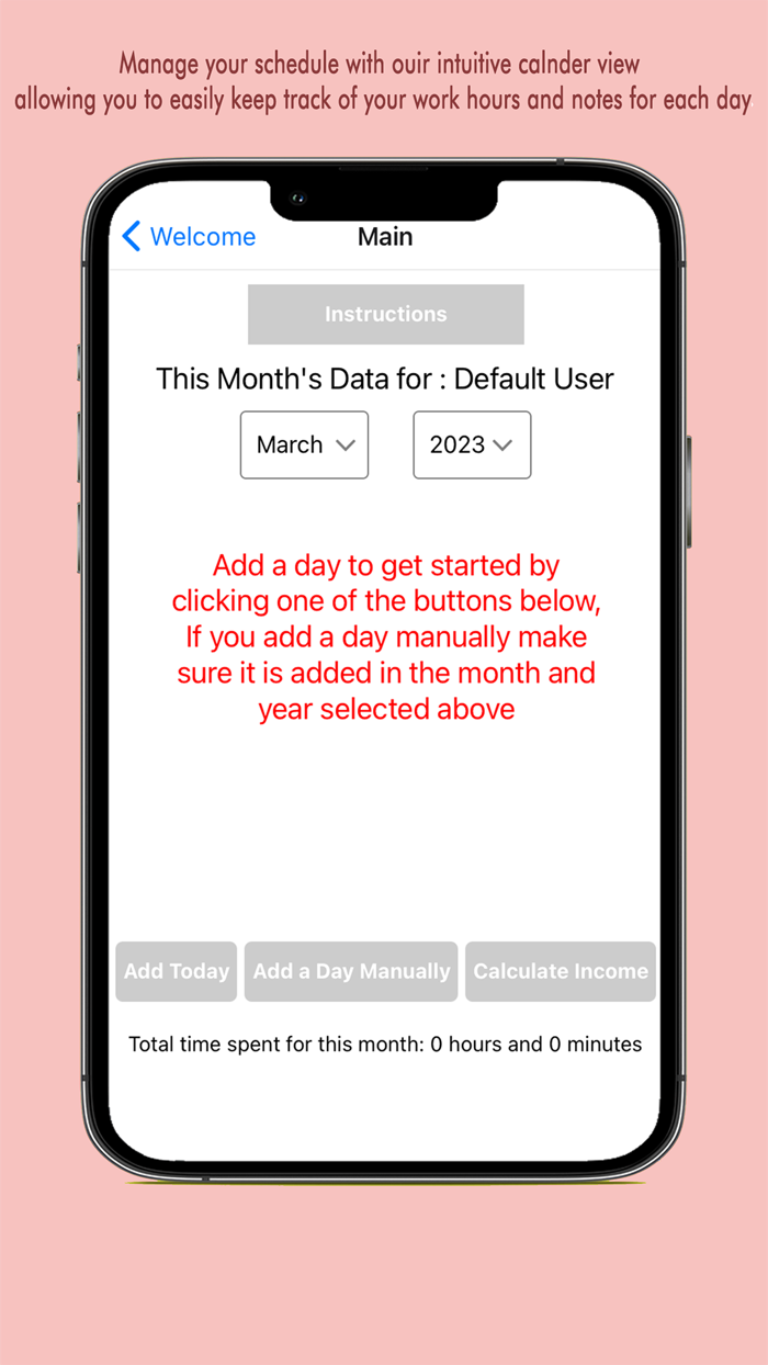 Trackr - Track your hours