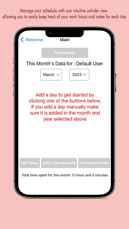 Trackr - Track your hours