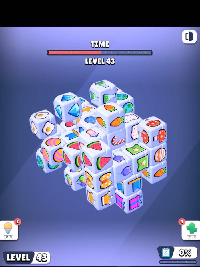 Match Double Cube 3D Online
