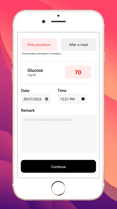Blood sugar Monitor:Health Aid Screenshot