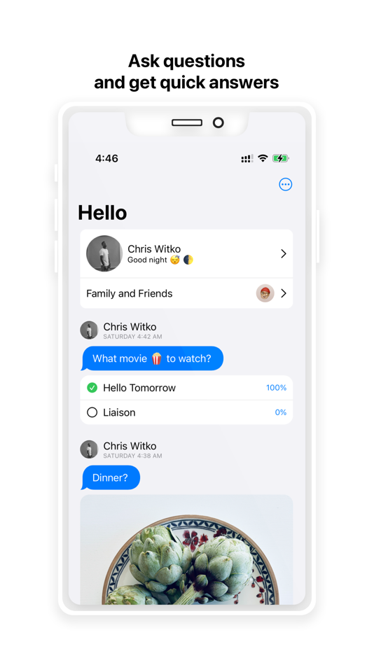 #2. The Hello App (iOS) By: SUBURB STUDIO
