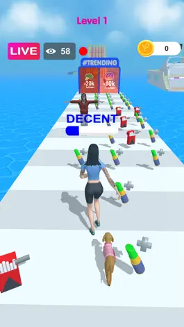 Game screenshot Twerk Streamer 3D - Race Game apk