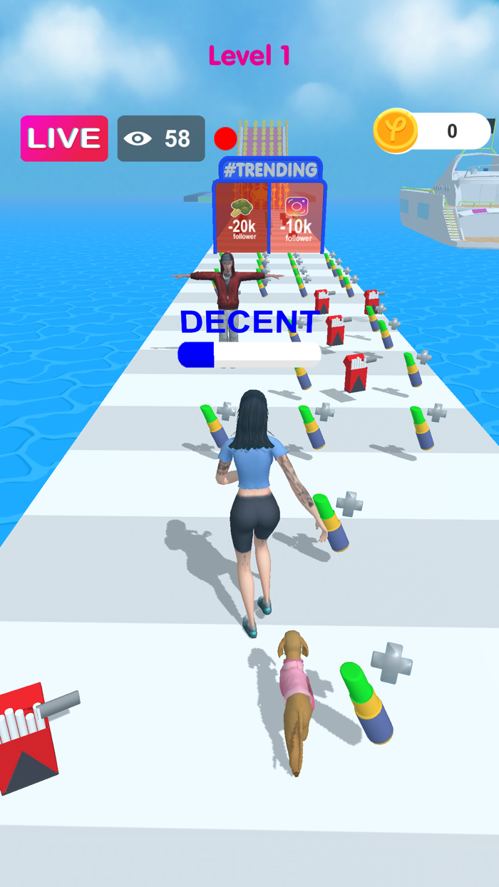 Twerk Streamer 3D - Race Game