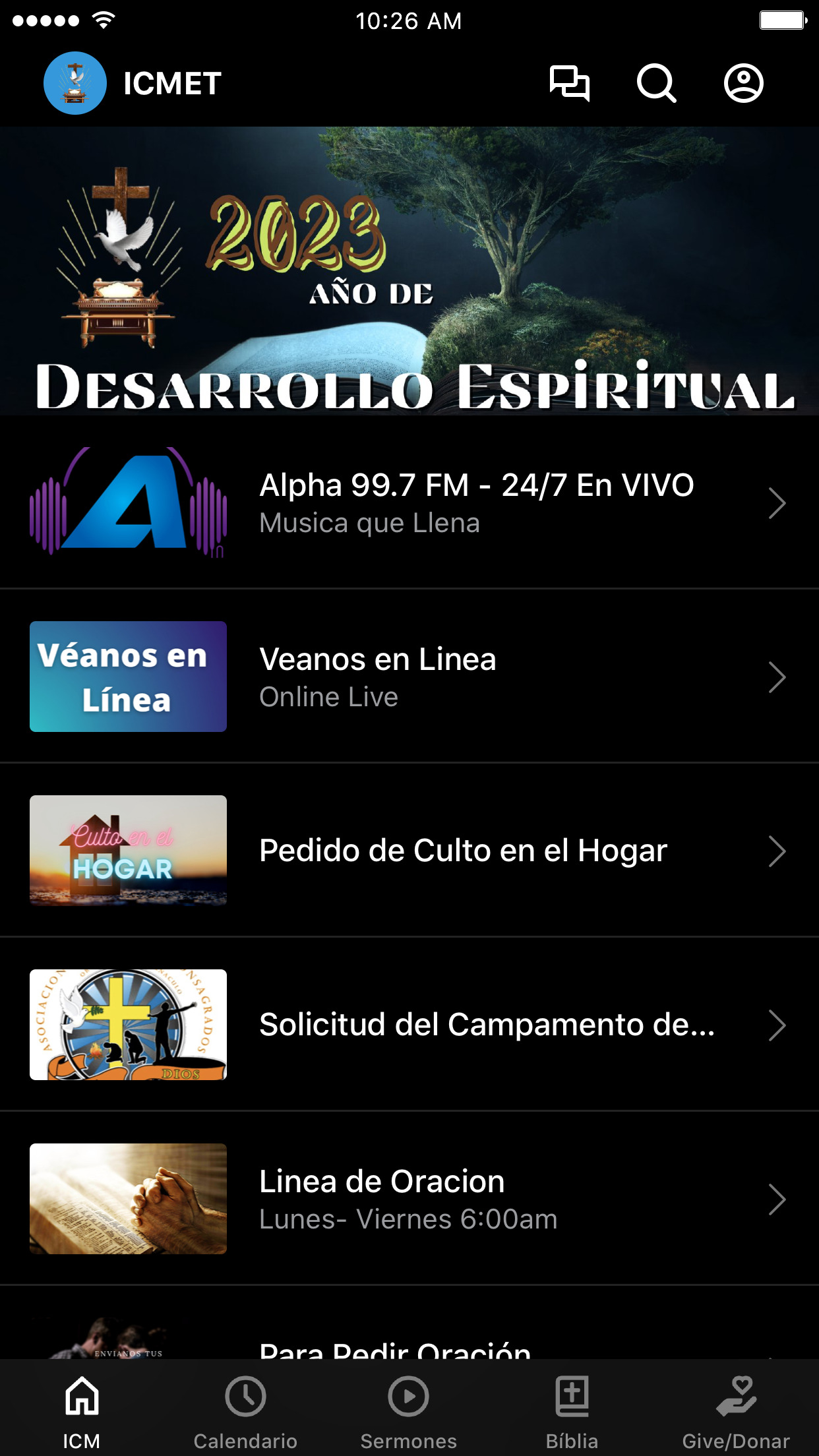 ICM El Tabernaculo FL