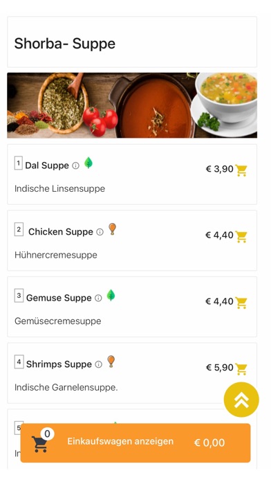 Lahori restaurant Screenshot