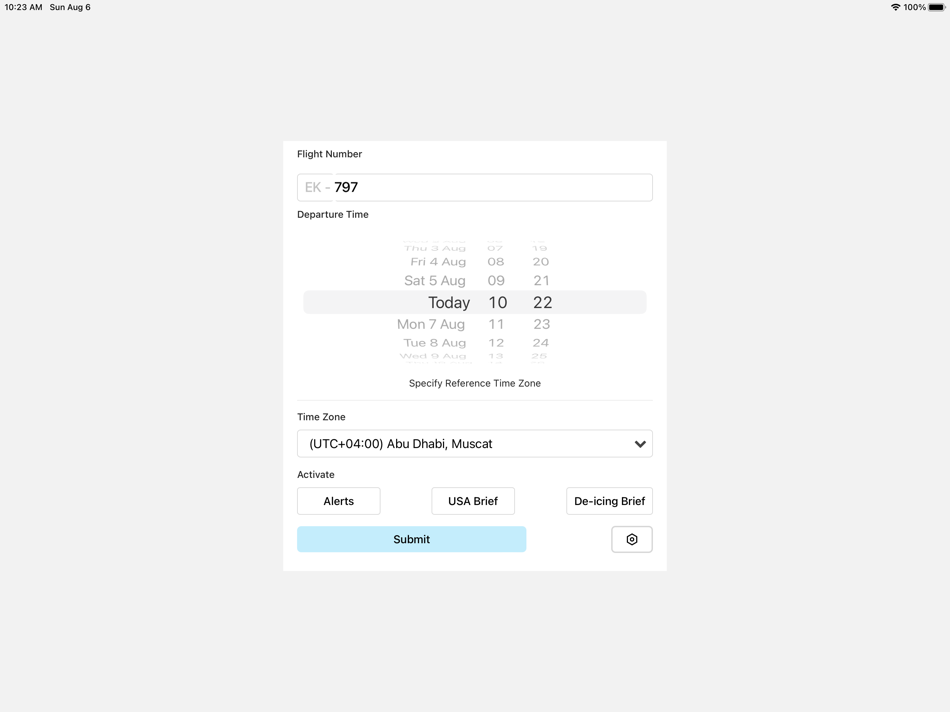#7. Flight Timeline (iOS) 由: Kofi Atiemo