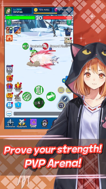 Girls Tale: Idle Action RPG screenshot 4