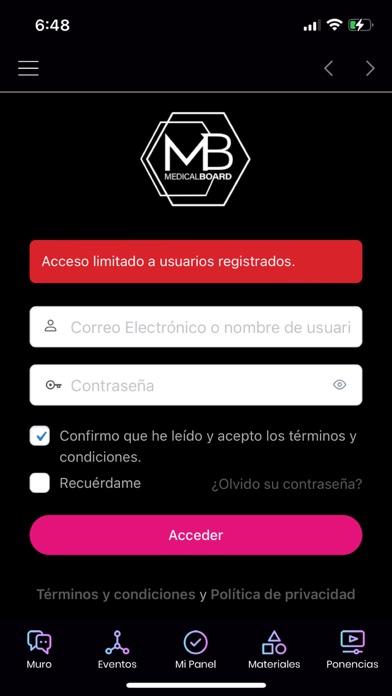 Medical Board Screenshot
