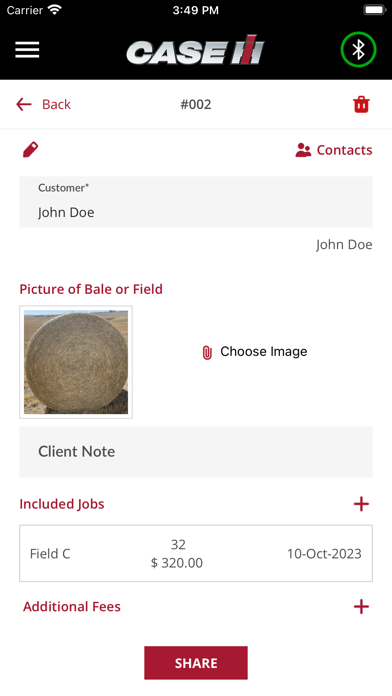 Case IH Bale Manager Screenshot