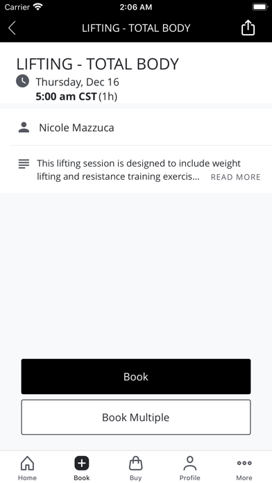 TS Personal Training Studio Screenshot