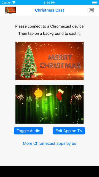 Screenshot #2 pour Christmas Backgrounds on TV