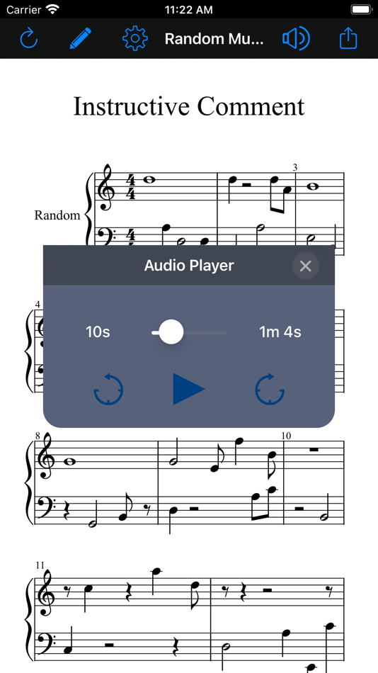 #2. Random Music Sheet (iOS) 由: Ketan Appa
