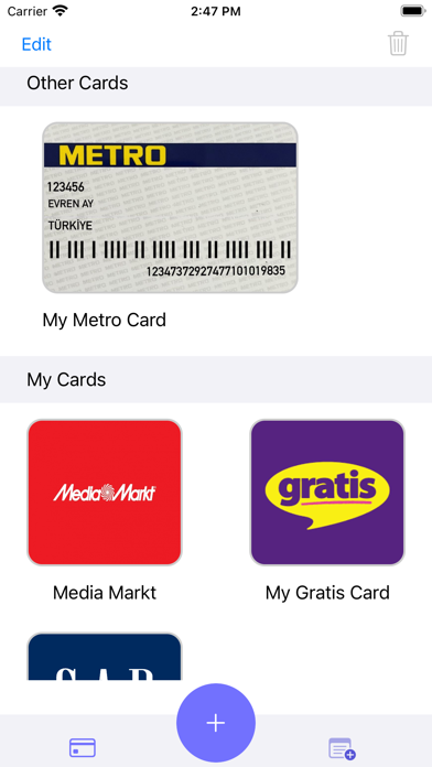 Card Holder - Loyalty Card Screenshot
