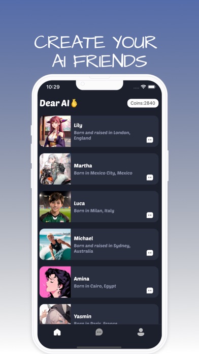 Dear AI - Chat Companion Screenshot