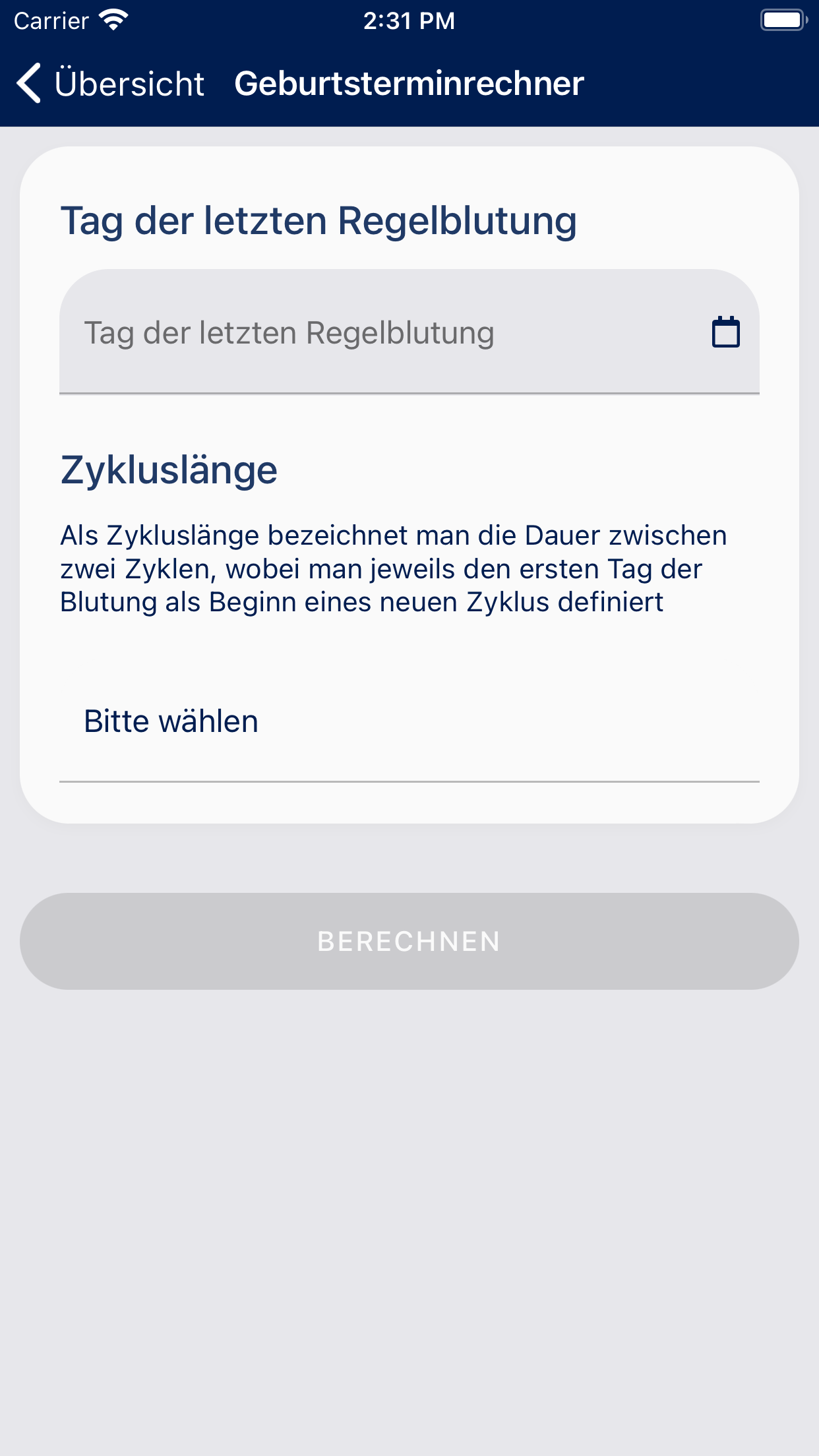 ... von Anfang an!