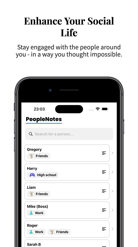 #1. PeopleNotes: Track Connections (iOS) 由: Rafael Mirza