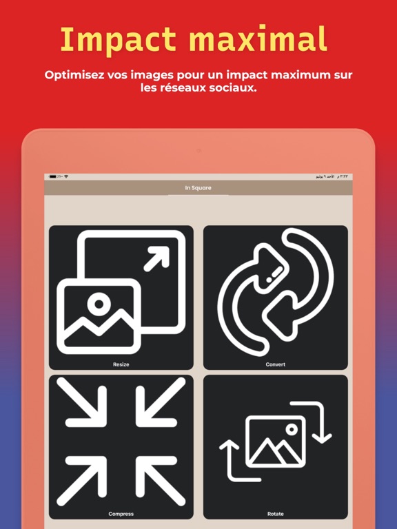 Screenshot #4 pour Carré Insta : redimensionner