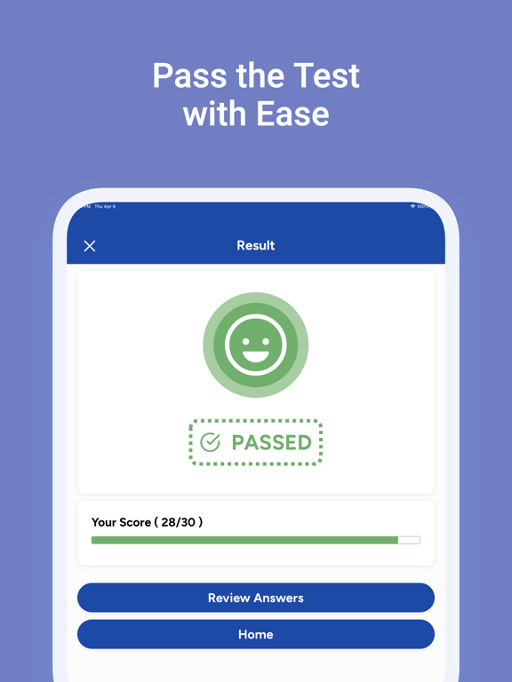 NM MVD Driver's License Test iPad screenshot 4 - Education app