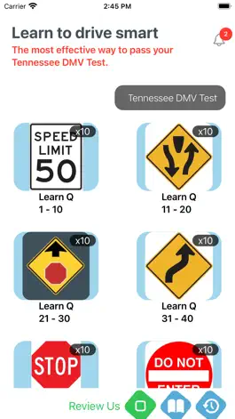 Game screenshot Tennessee DMV Test 2023 prep apk