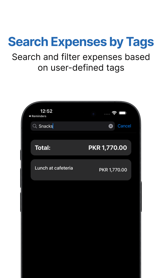 #3. ExpenseInsight (iOS) 由: Muhammad Umair Muhammad Sharif