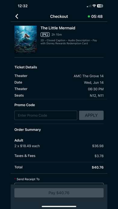Hollywood.com - Tickets & More Screenshot