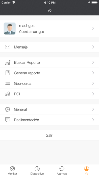 Machala GPS Screenshot